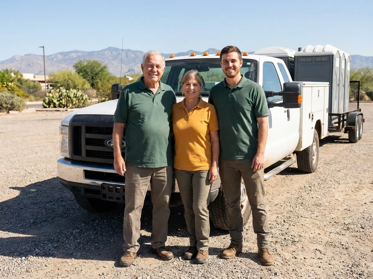 Saguaro Portable Toilet Rental portable toilet rentals team in Tucson, AZ